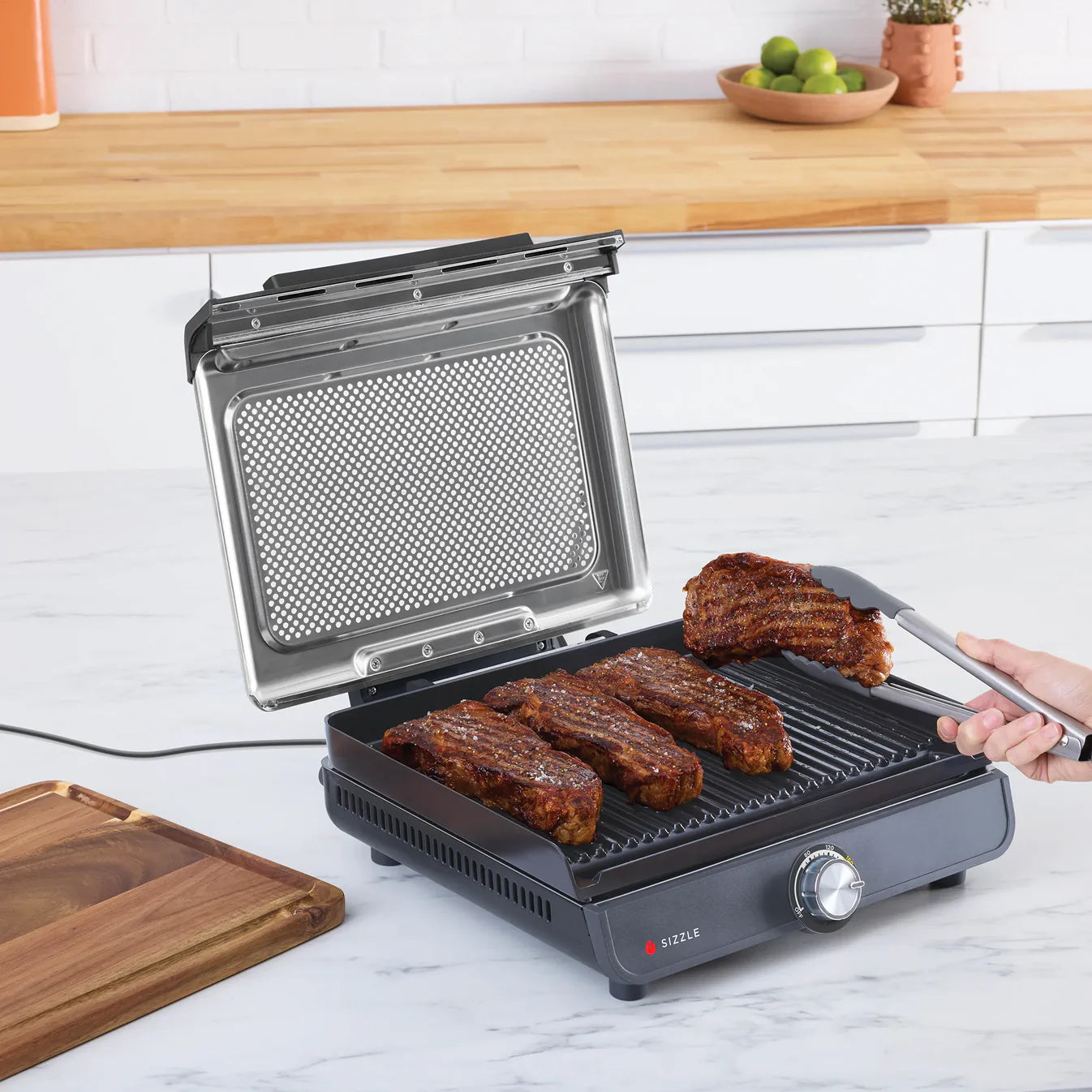 Sizzle Indoor Grill And Flat Plate