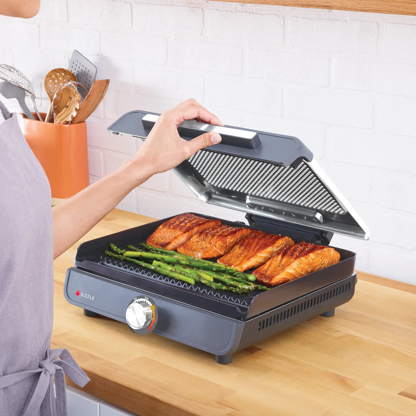 Sizzle Indoor Grill And Flat Plate