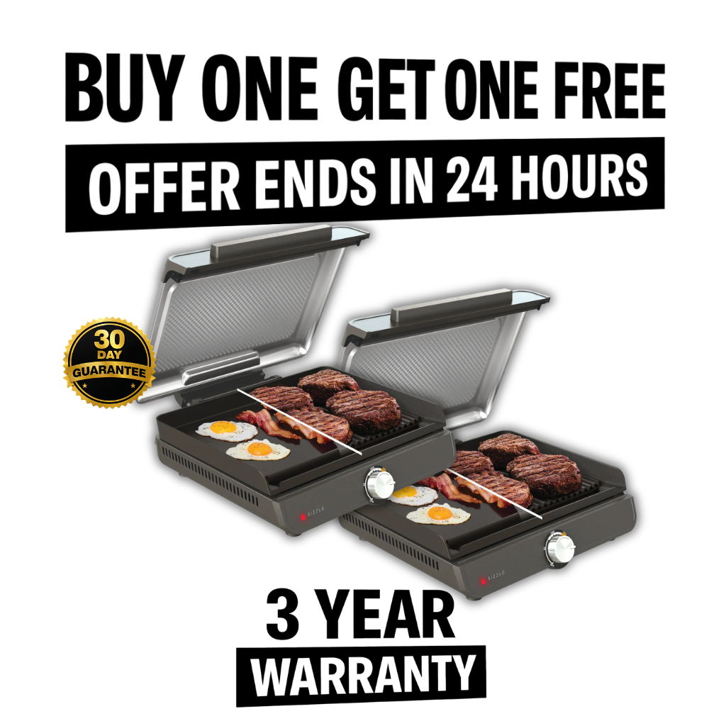 Sizzle Indoor Grill And Flat Plate